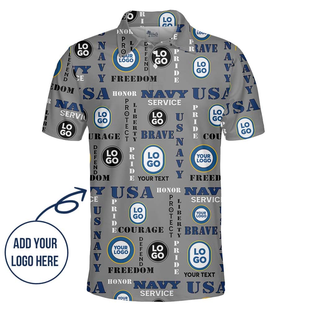 US Navy Custom Military Polo Shirt