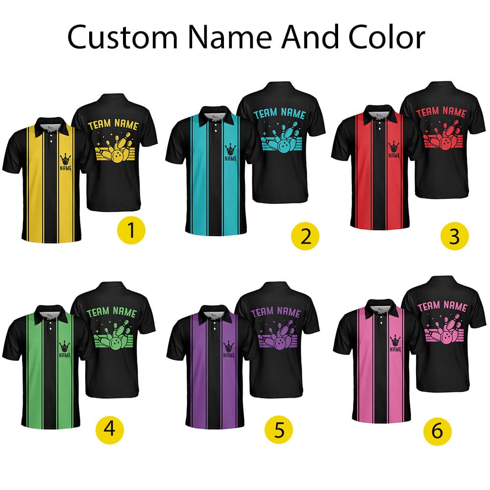Personalized Name Bowling Polo Shirt For Men And Women