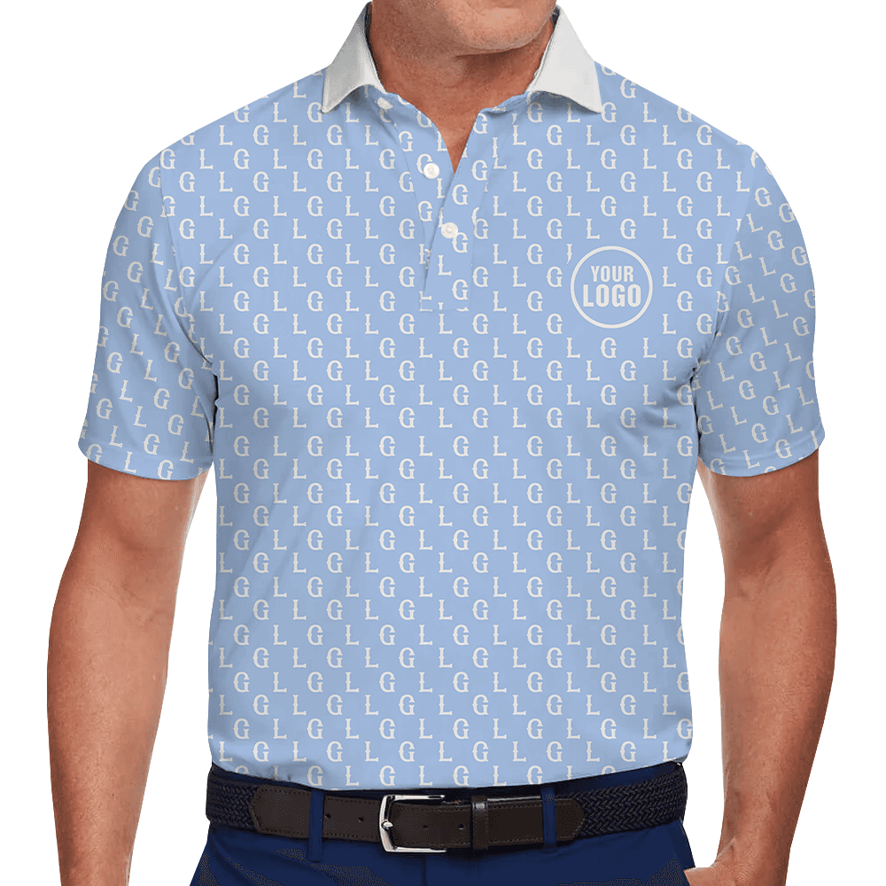 Custom Logo Monogram Polo Shirt for Your Brand