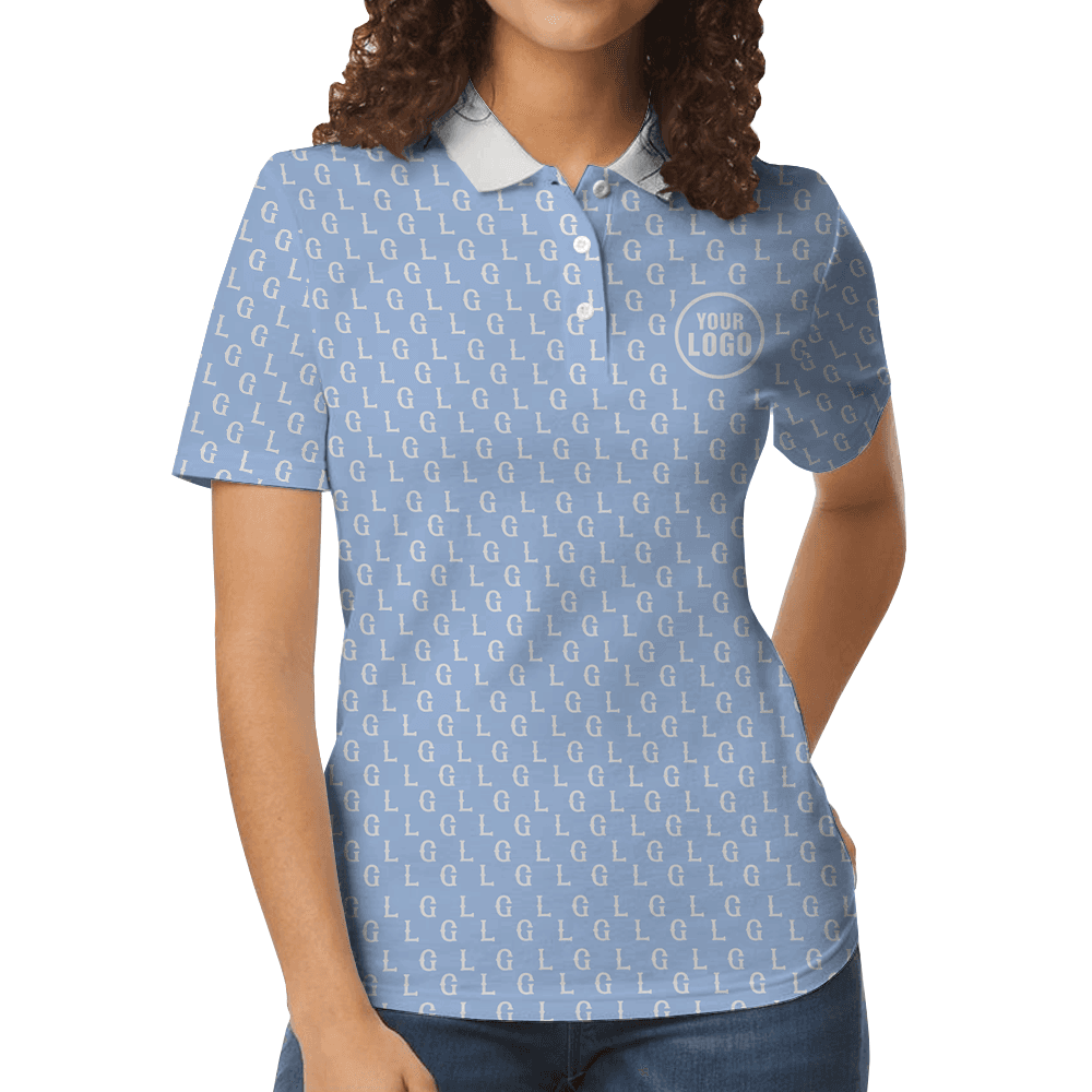 Custom Logo Monogram Polo Shirt for Your Brand