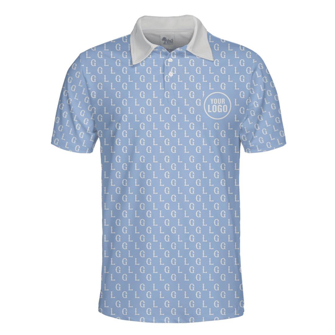 Custom Logo Monogram Polo Shirt for Your Brand