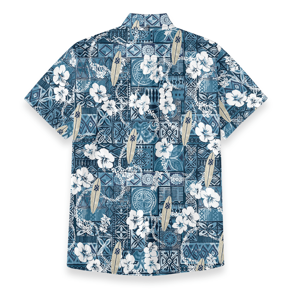 Ocean Breeze Custom Pocket Button Down Shirt