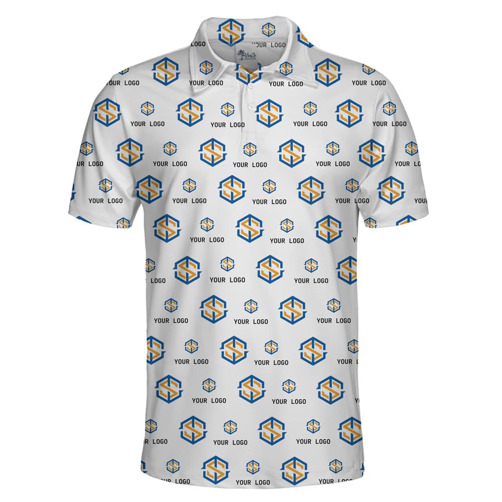 Custom Polo Shirt With 2 Logos