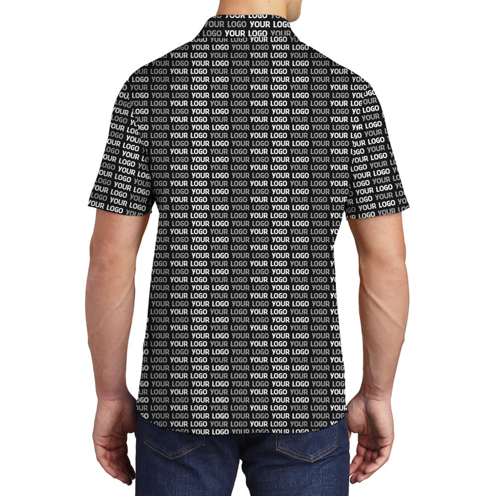All-Over Custom Logo Polo Shirt (3)