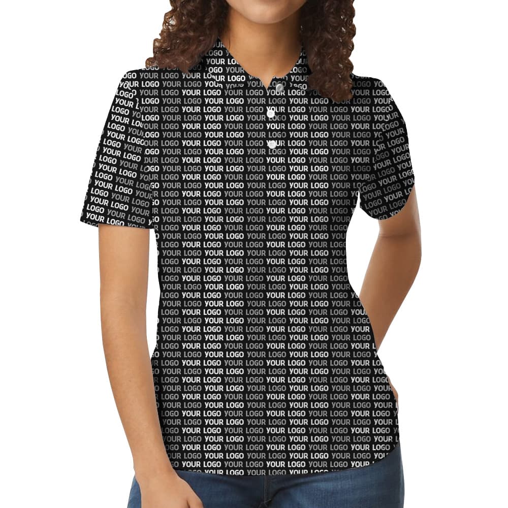 All-Over Custom Logo Polo Shirt (5)