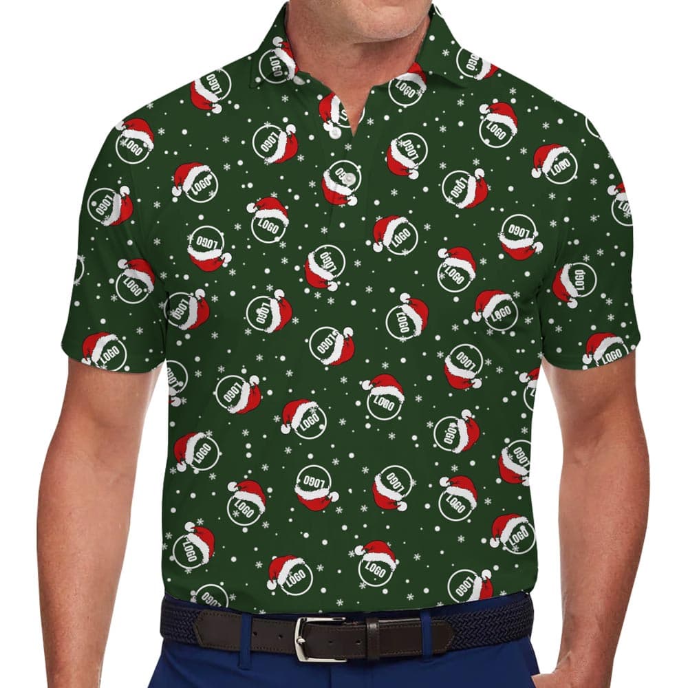 Christmas Custom Logo Polo Shirt