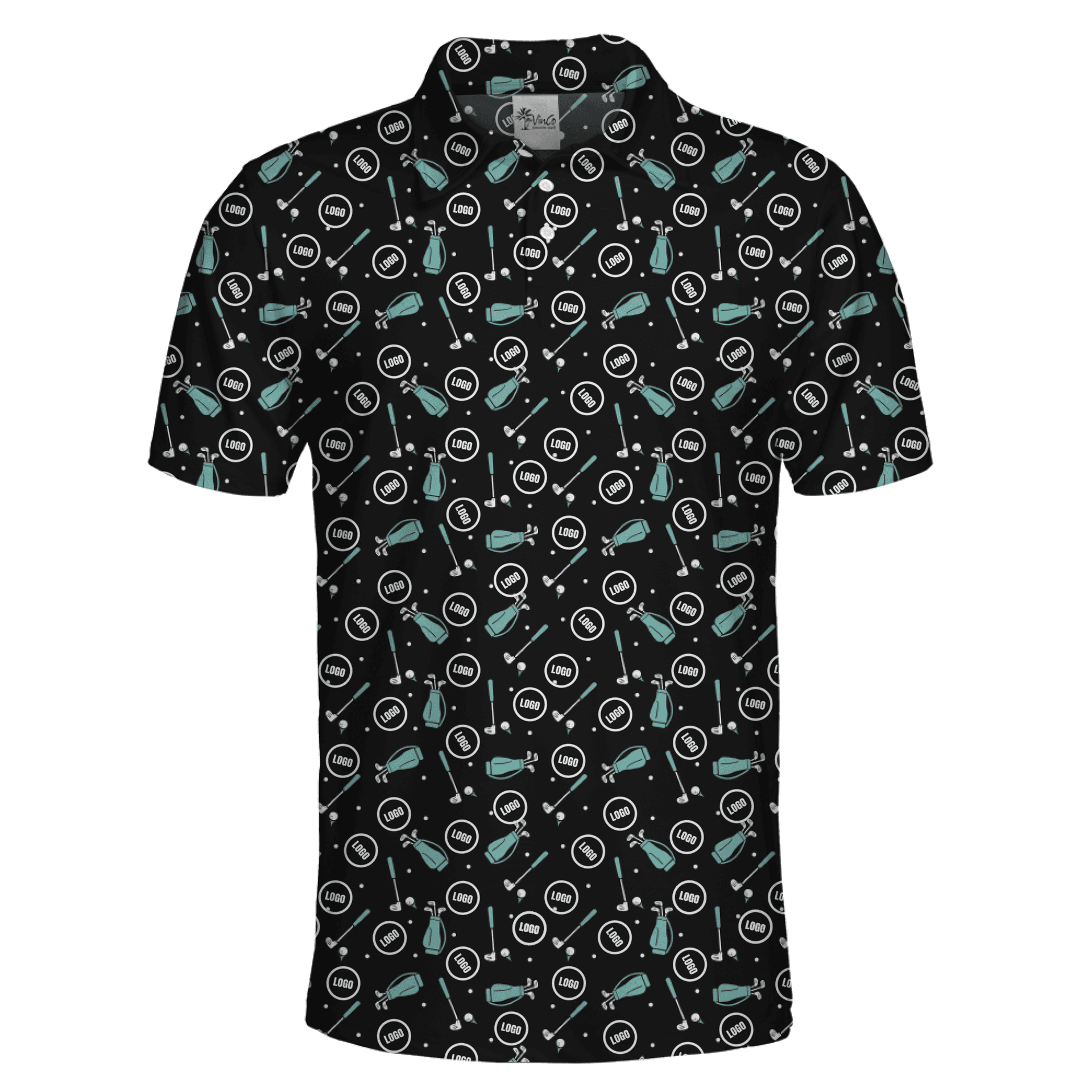 Casual Golf Polo Shirt with Unique Custom Logo