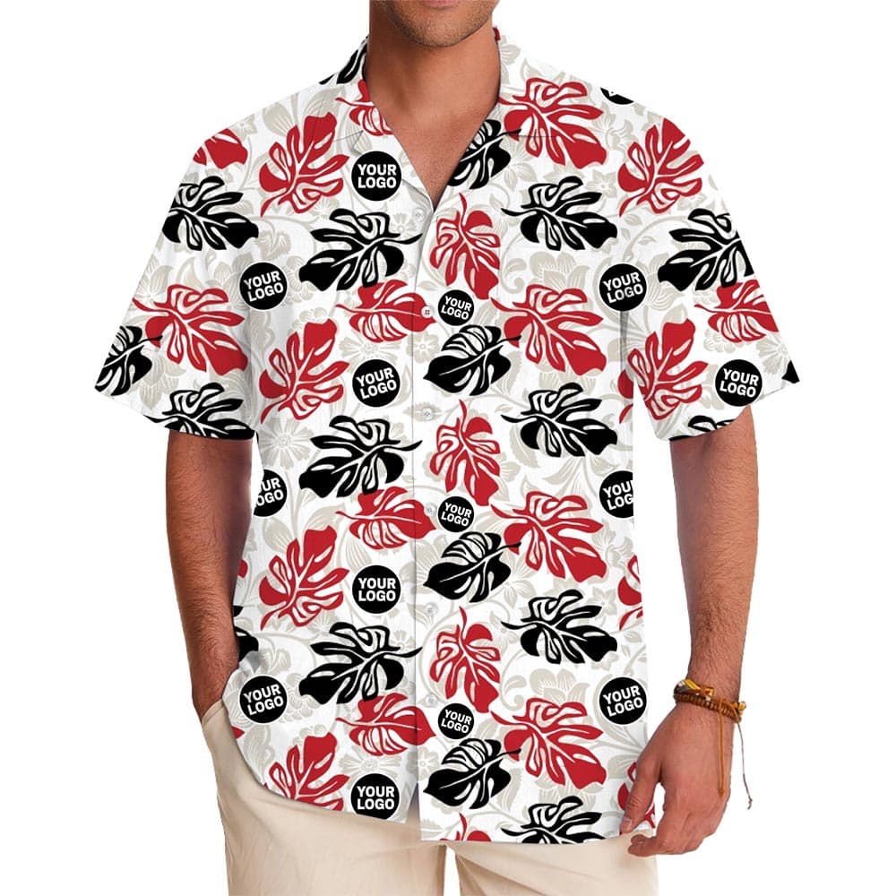 Custom Bold Monstera Hawaiian Shirt