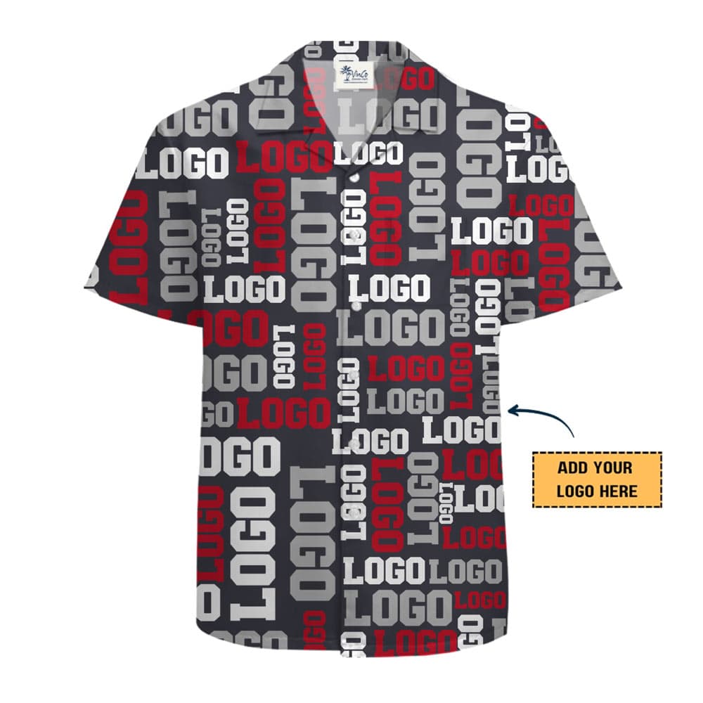 Custom Company Logo Button Shirt