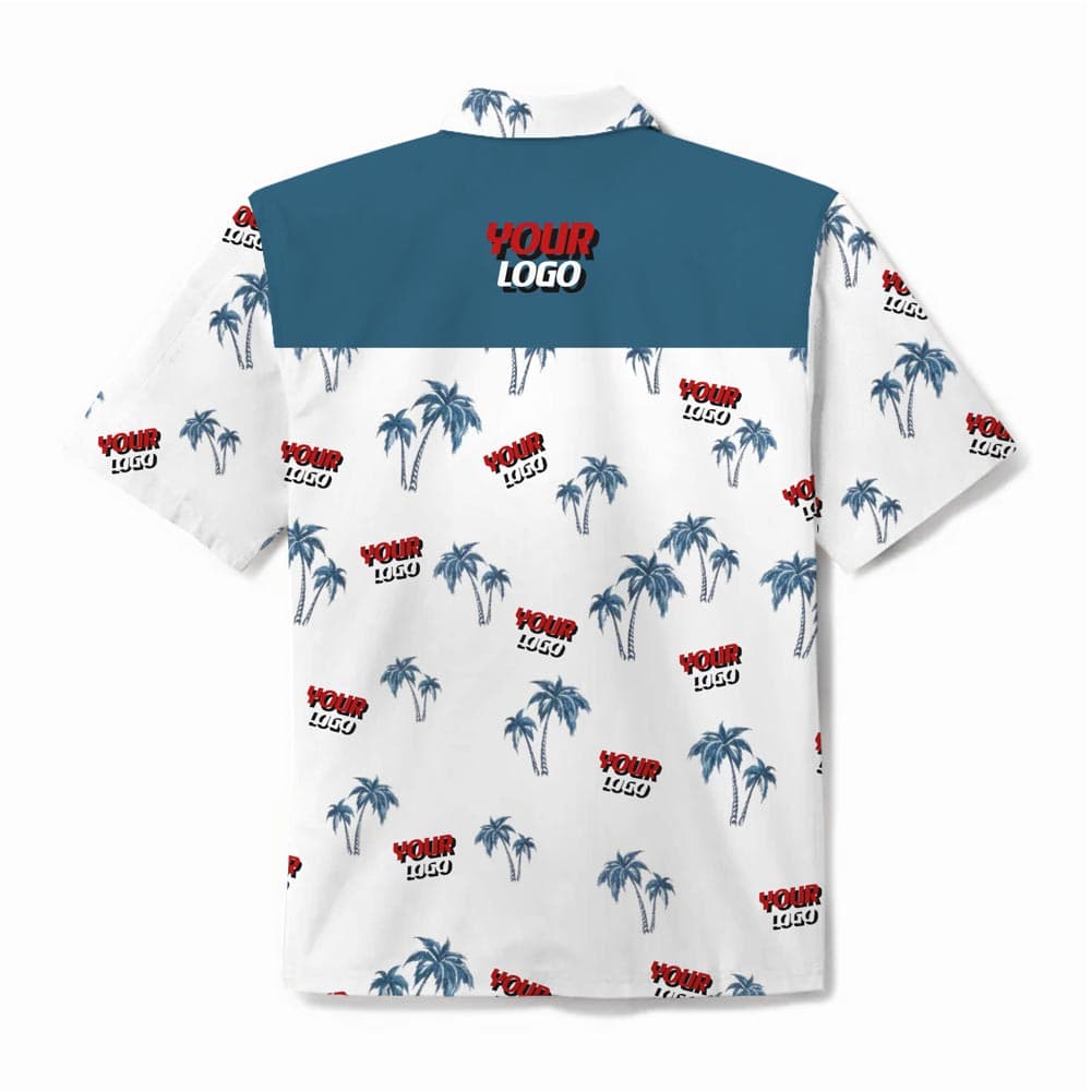 Custom Logo Tropical Aloha Shirt