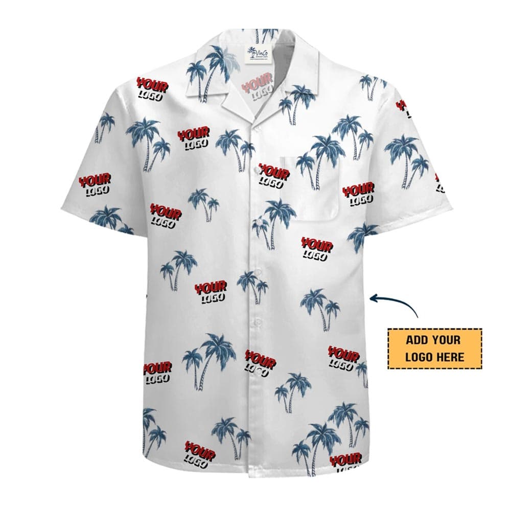 Custom Logo Tropical Aloha Shirt3