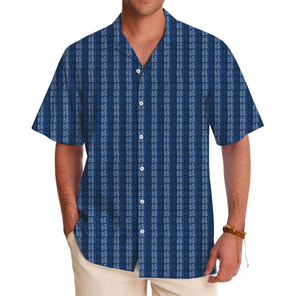 [Live Preview] Hawaiian Shirt With Custom Logo