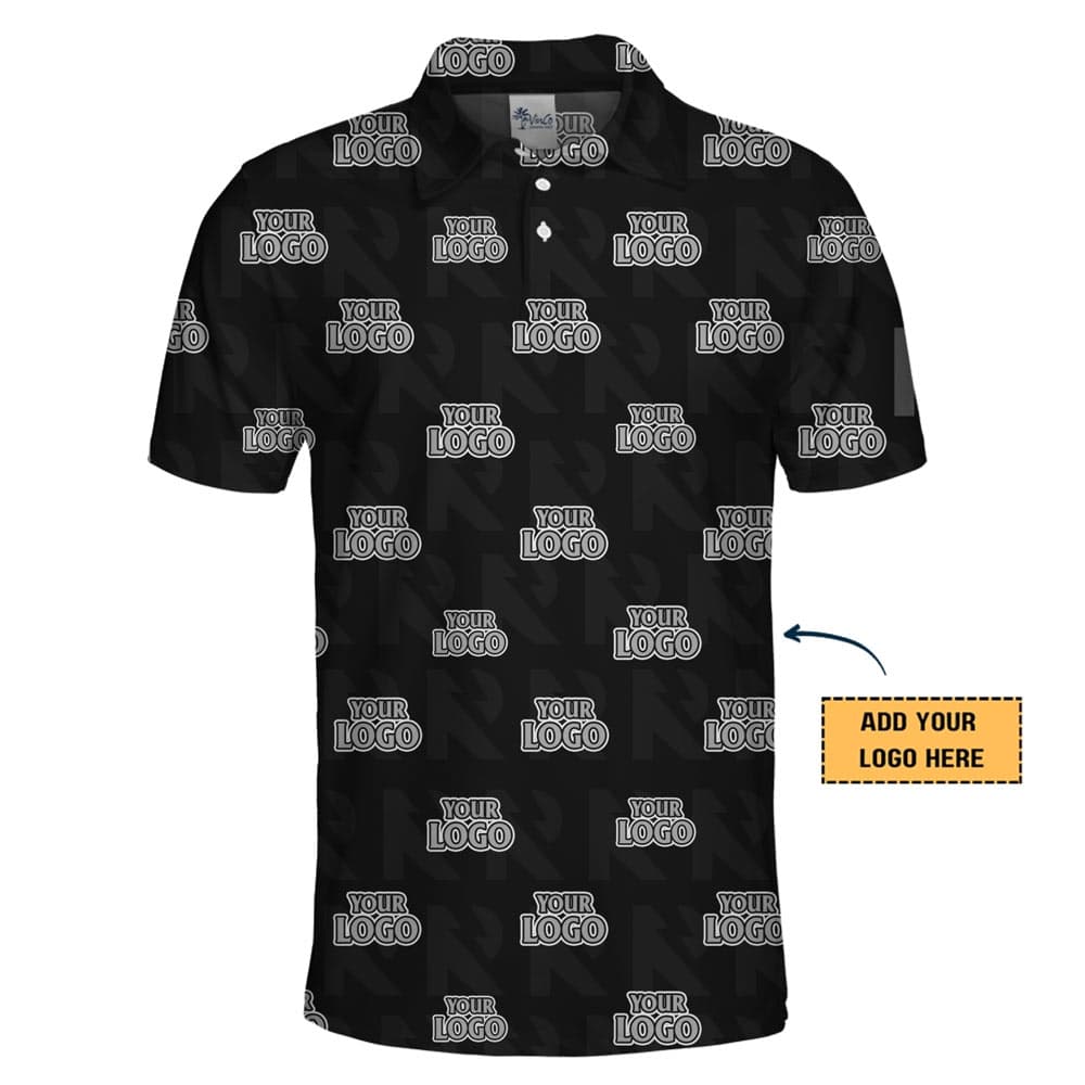 Personalized All Over Logo Polo
