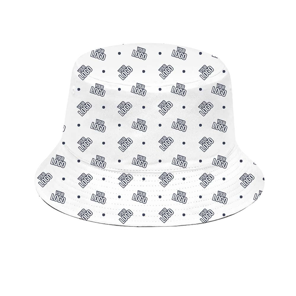 All Over Logo Dot Print Bucket Hat