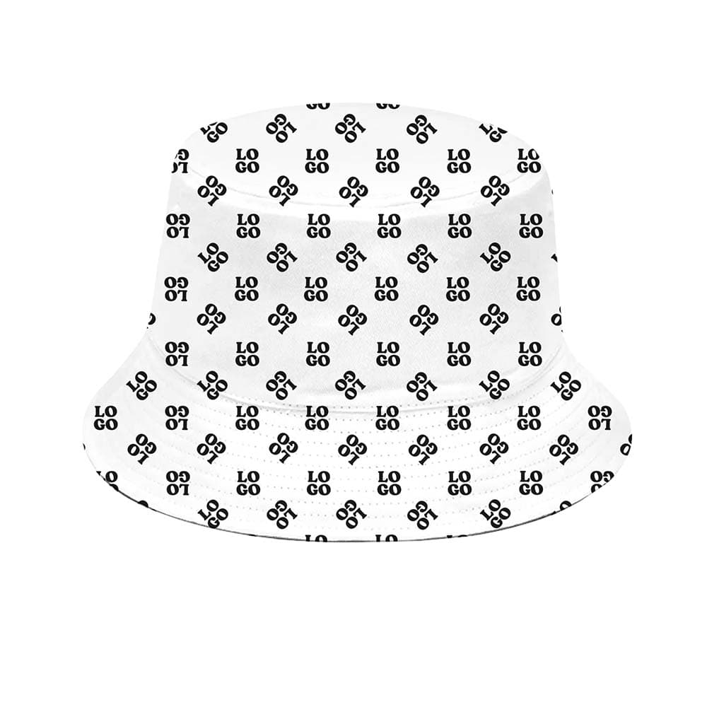 Custom Logo Print Bucket Hat2
