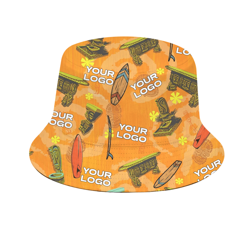 Custom-Logo-Tiki-Bucket-Hat-1