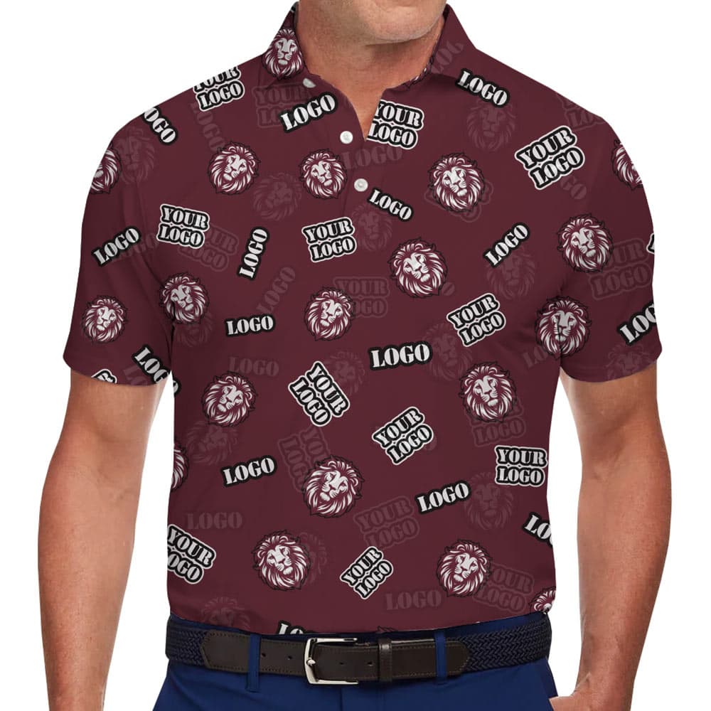 Custom Multiple Logos Polo Shirt