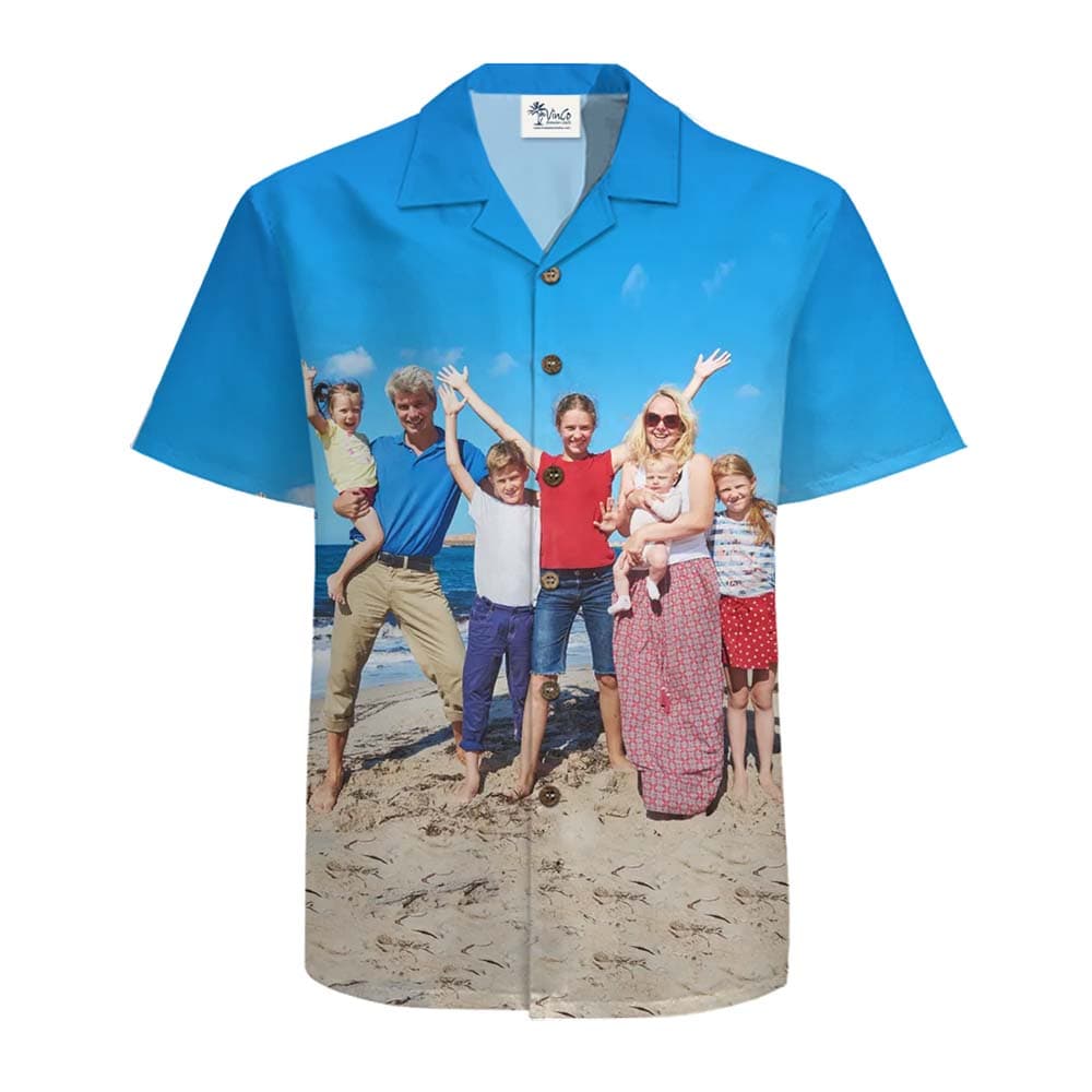 Custom Full Photo Hawaiian Shirt