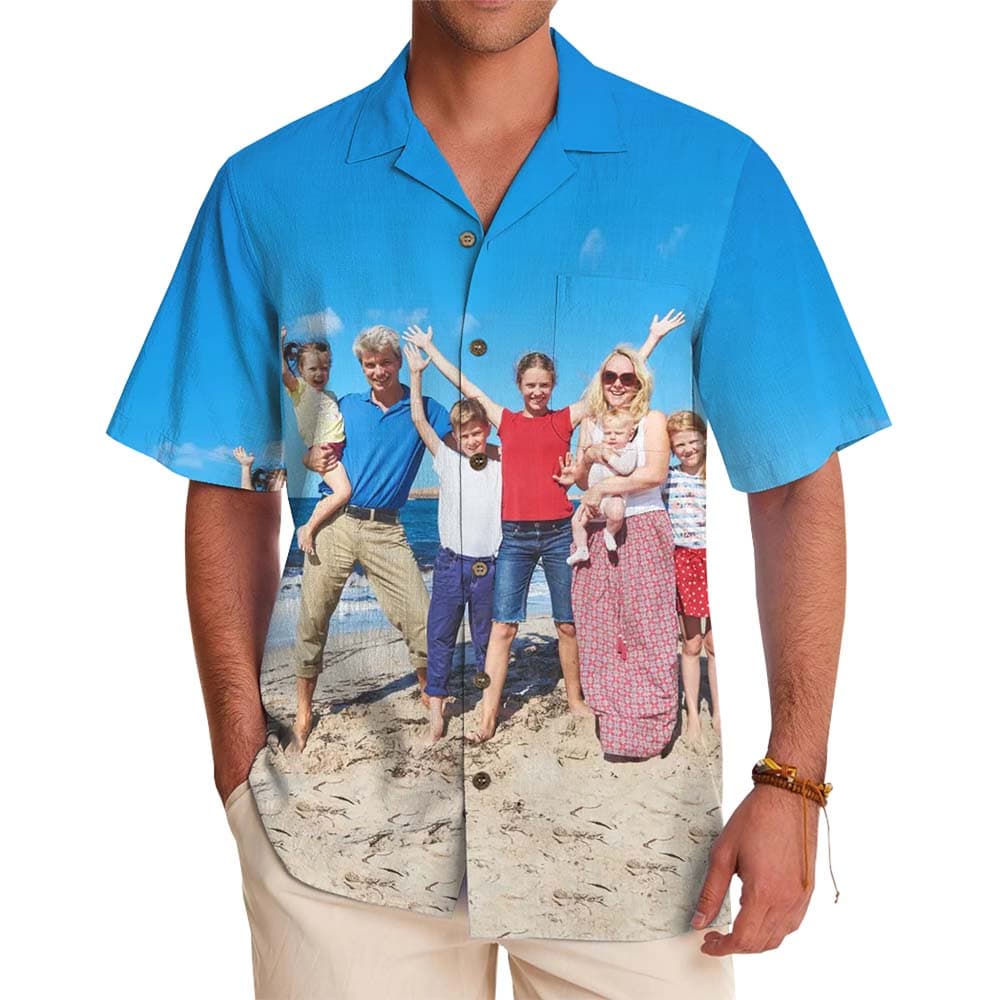 Custom Full Photo Hawaiian Shirt