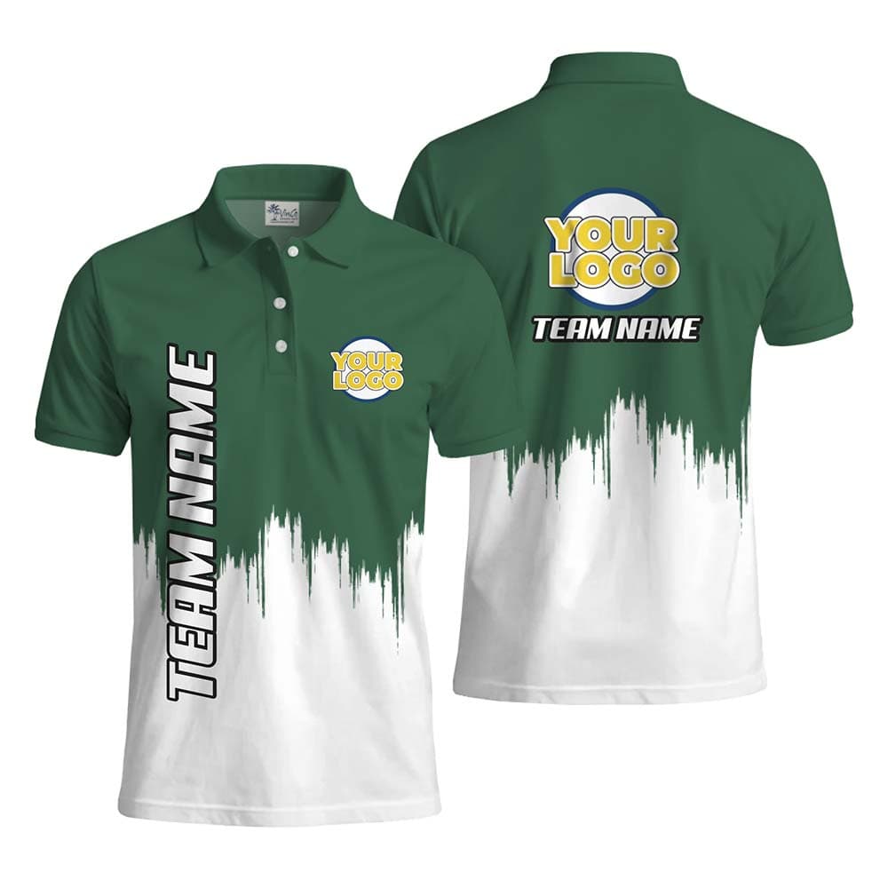 Bold Name And Logo Polo Team Shirt