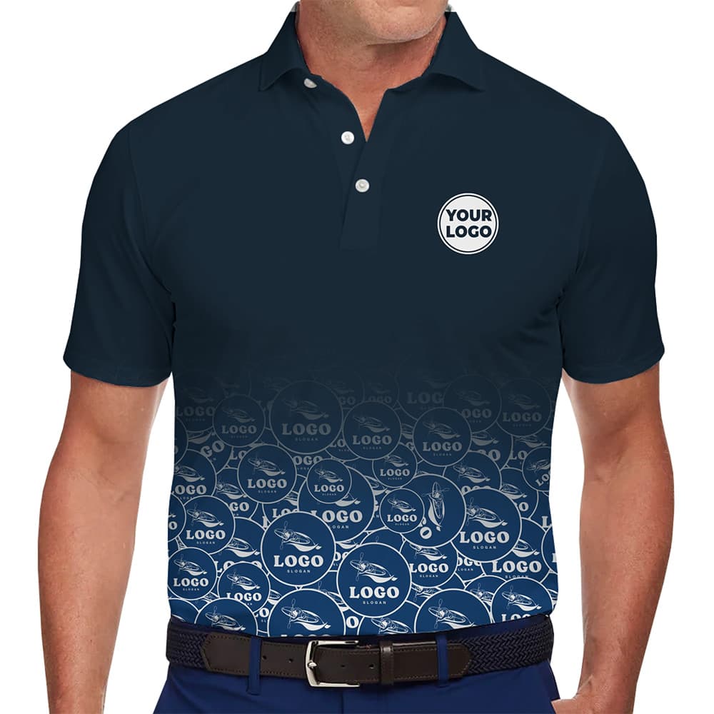 Custom Fishing Logo Polo Shirt
