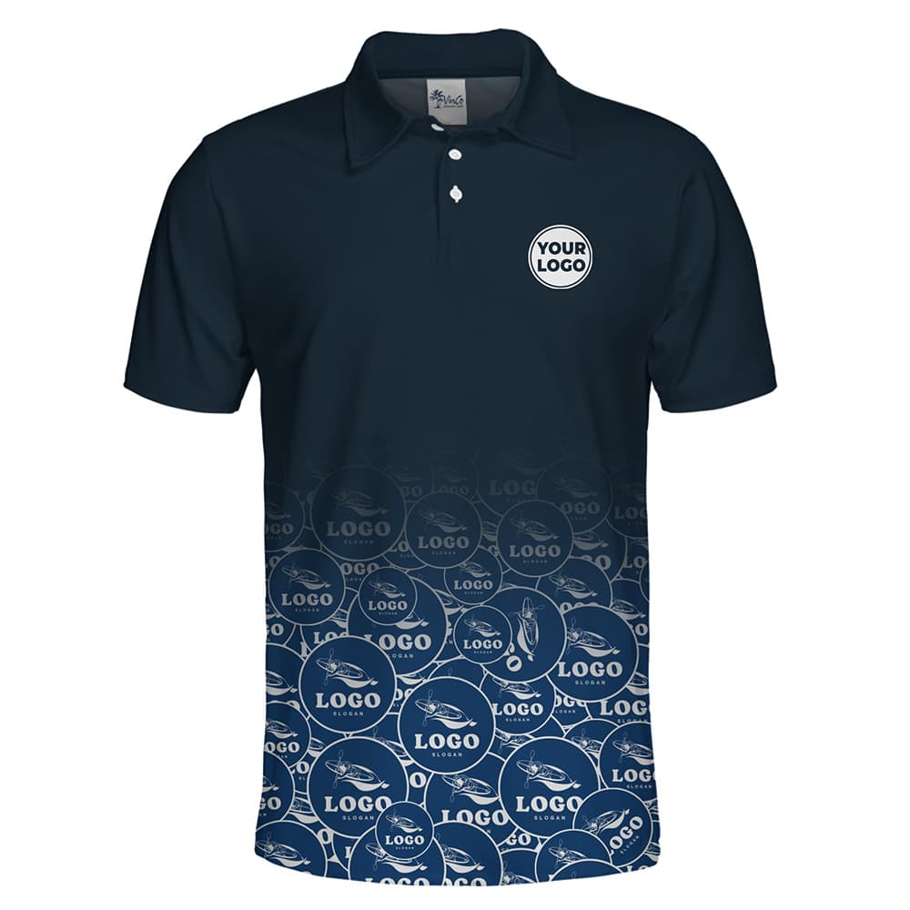 Custom Fishing Logo Polo Shirt