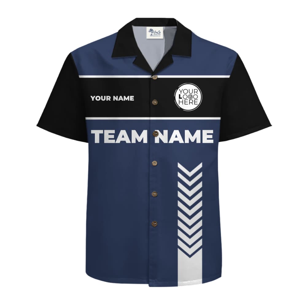 Custom Sport Stripe Hawaiian Shirt