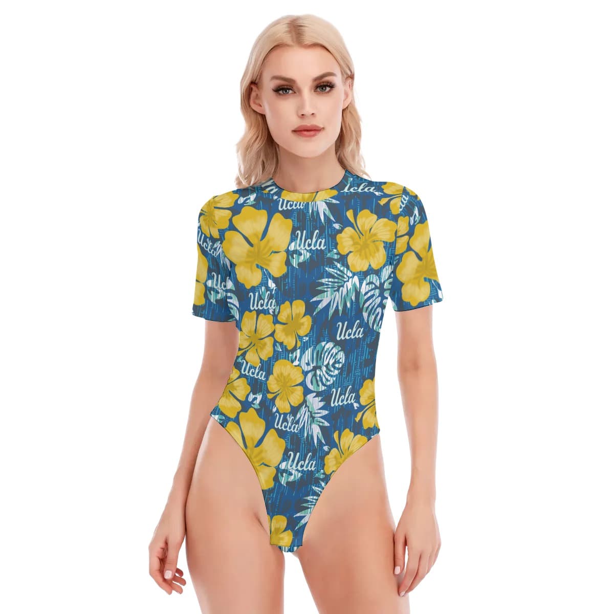 Ucla Women's O-neck Short Sleeve Bodysuit