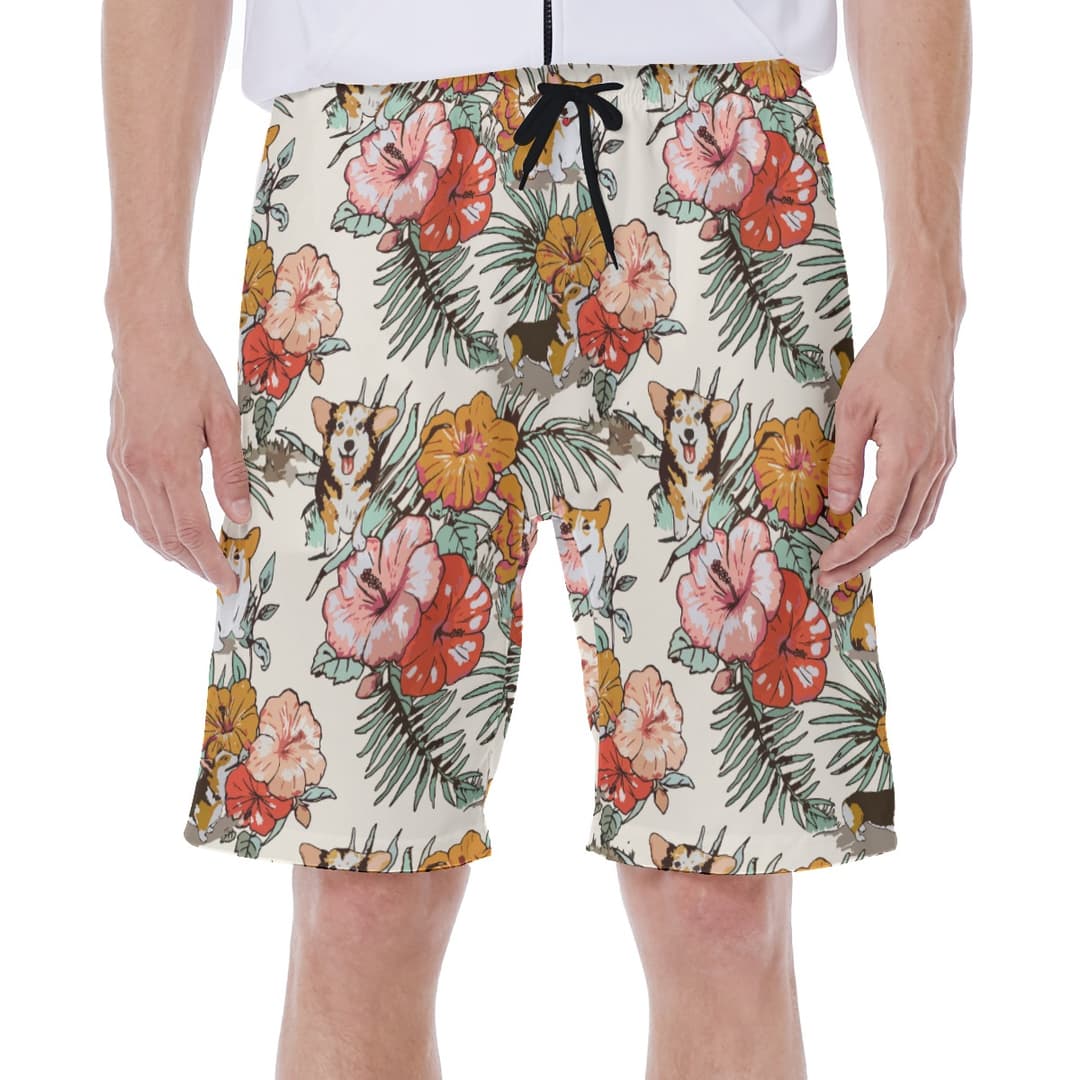 Corgi Men's Beach Shorts