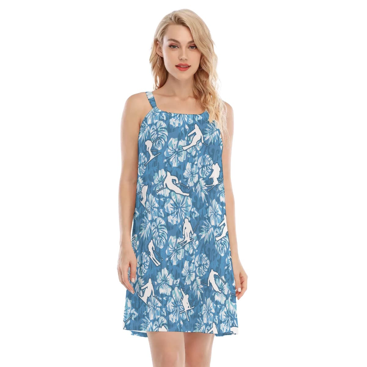 Skiing Aloha Dress For Women