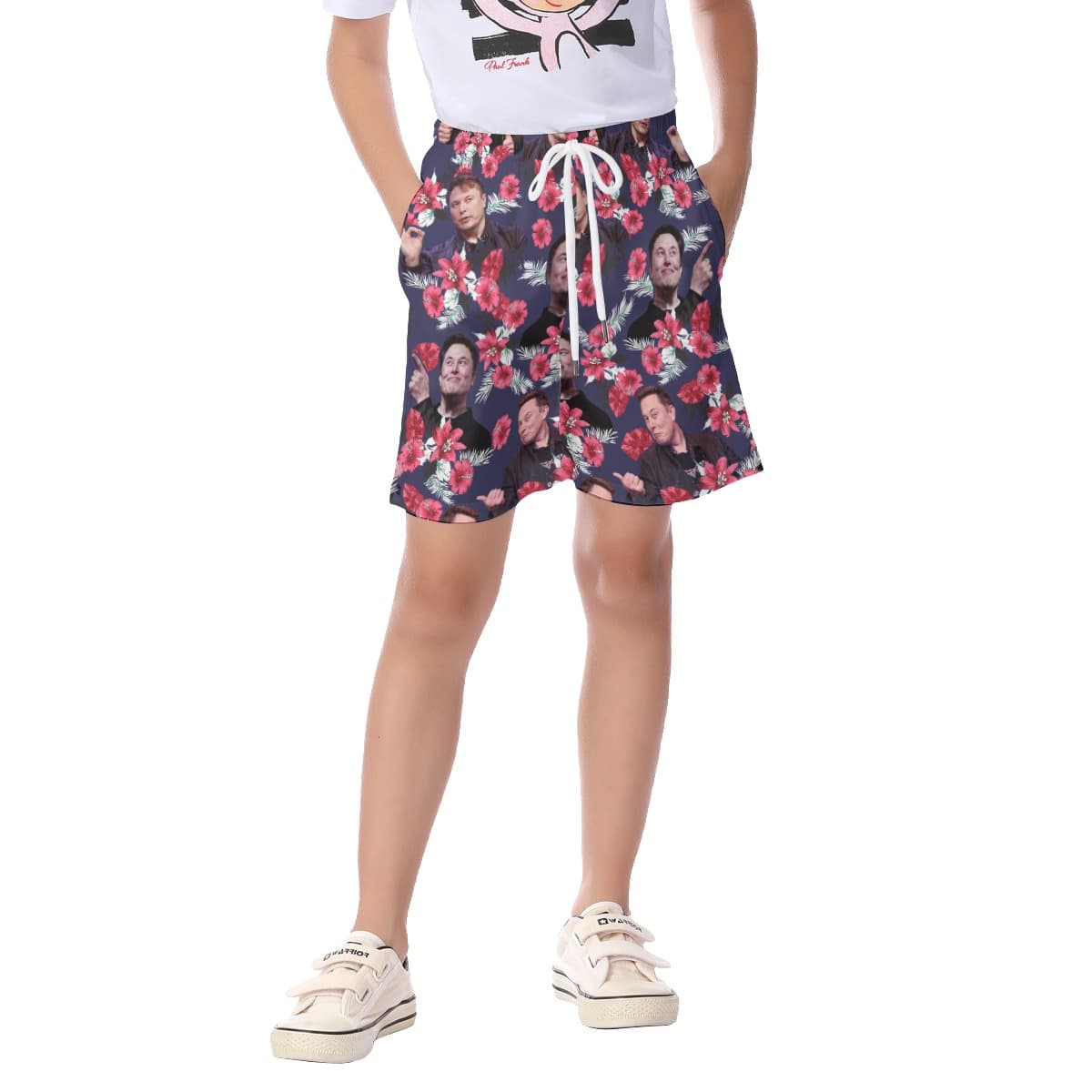 Elon Musk Beach Shorts For Kids