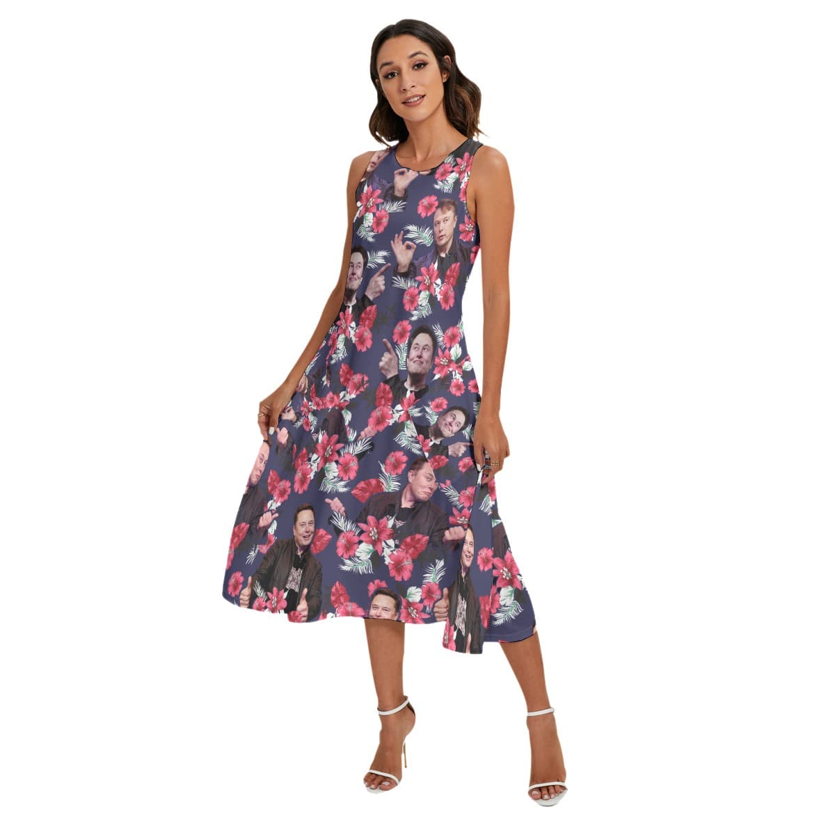 Elon Musk Vacation Dress With Pocket