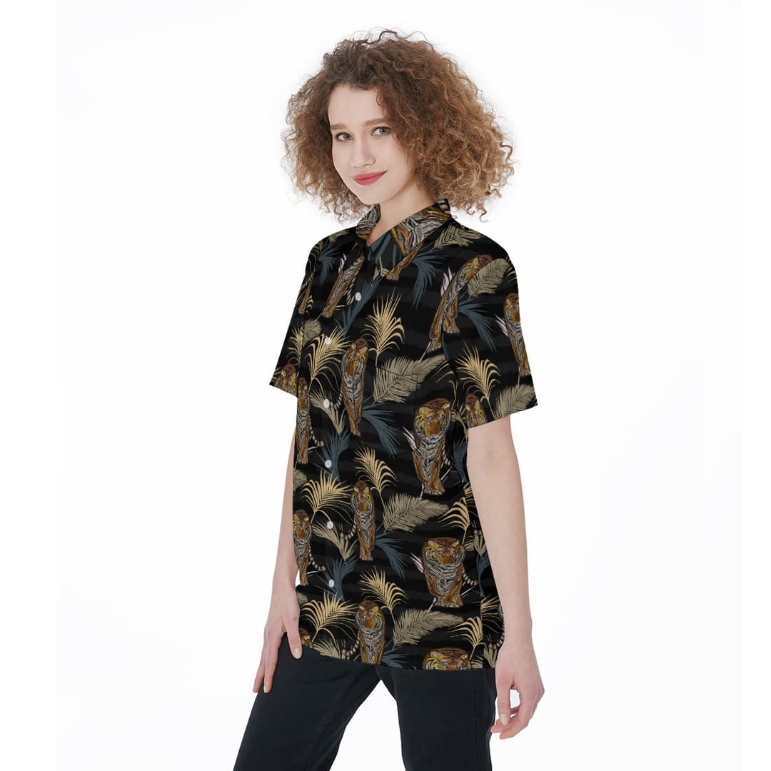 Tropical Tiger Shirt For Women