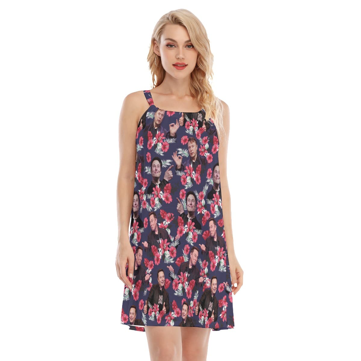 Unique Elon Musk Women's Hawaiian Dress
