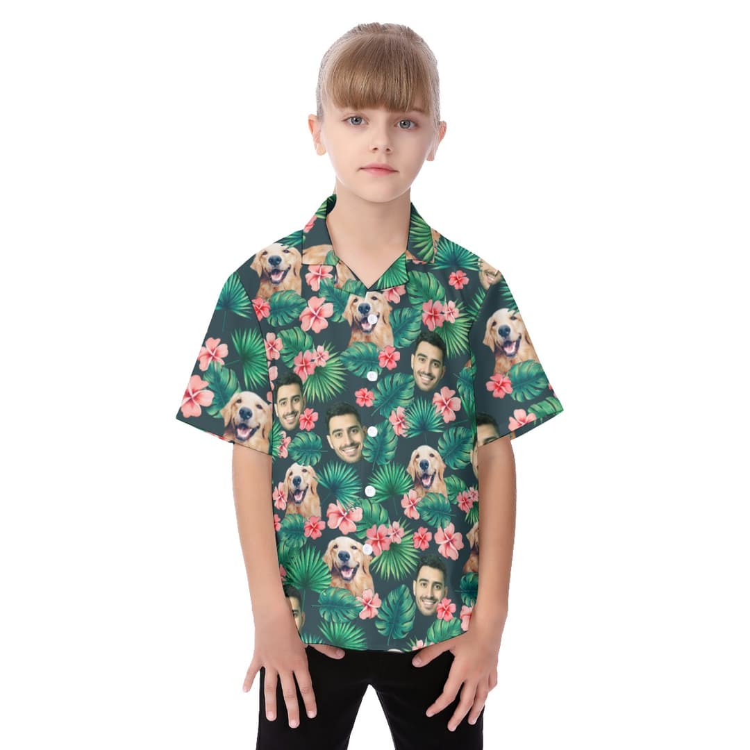 Unique Personalized Tropical Hawaiian Shirt With Face