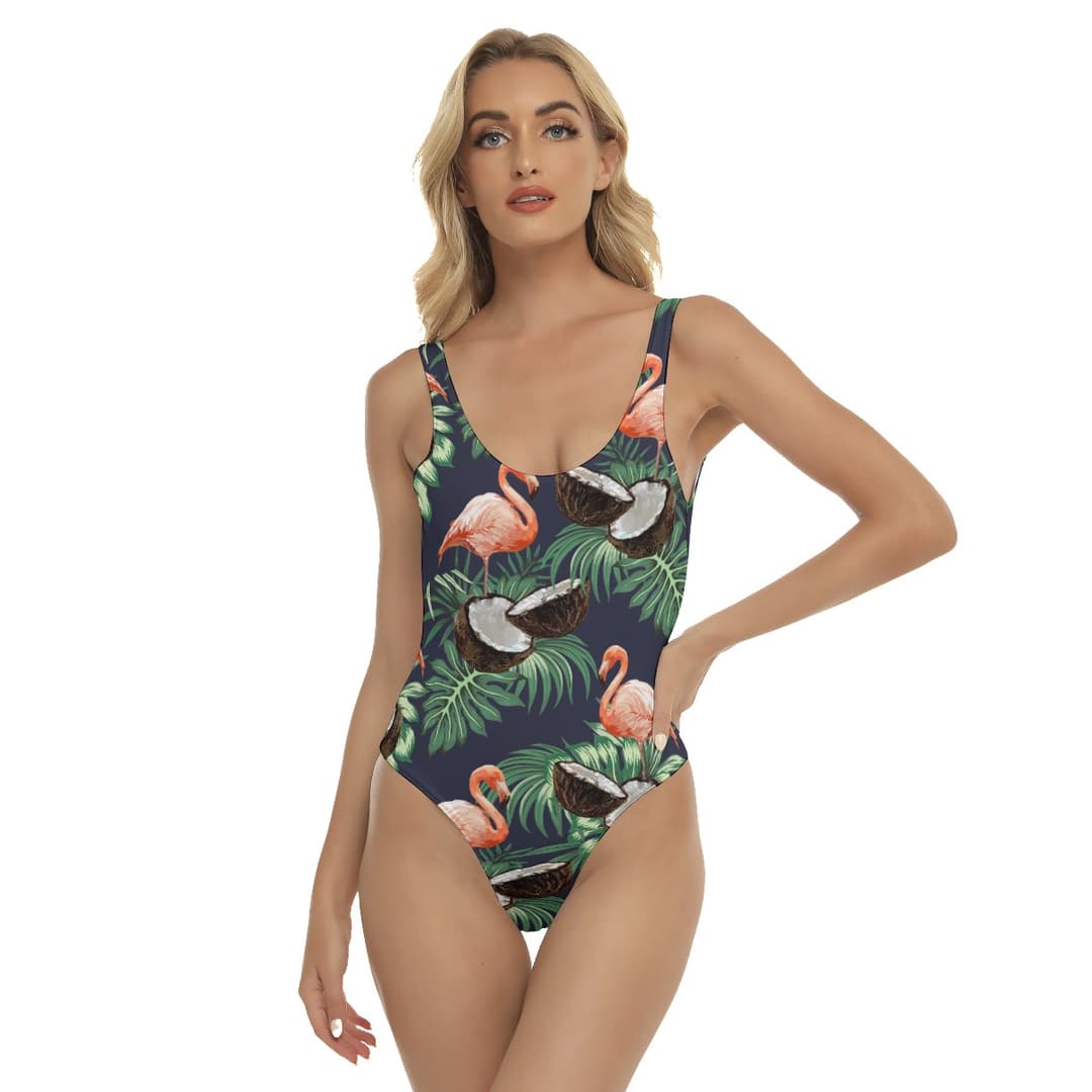 Women's Hawaiian Flamingo Coconut Swimsuit