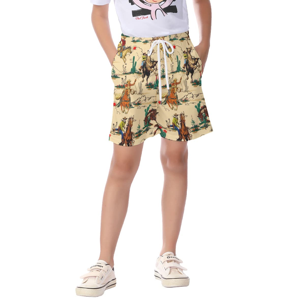 Horse Riding In The Desert Shorts For Kids