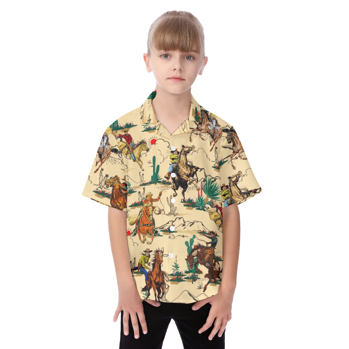 Horse Riding In The Desert Shirt For Kids