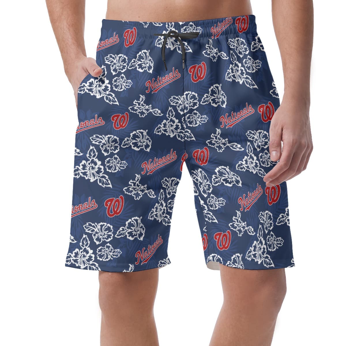 Washington Nationals Hawaiian Men's Shorts