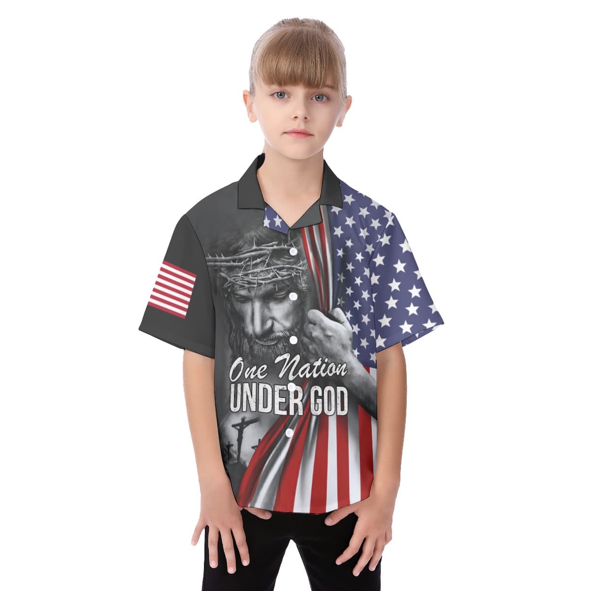 American God Kid’s Hawaiian Shirt (1)