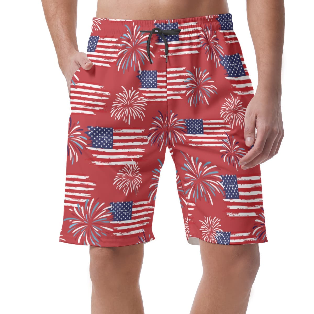 American Patriotic Summer Beach Shorts