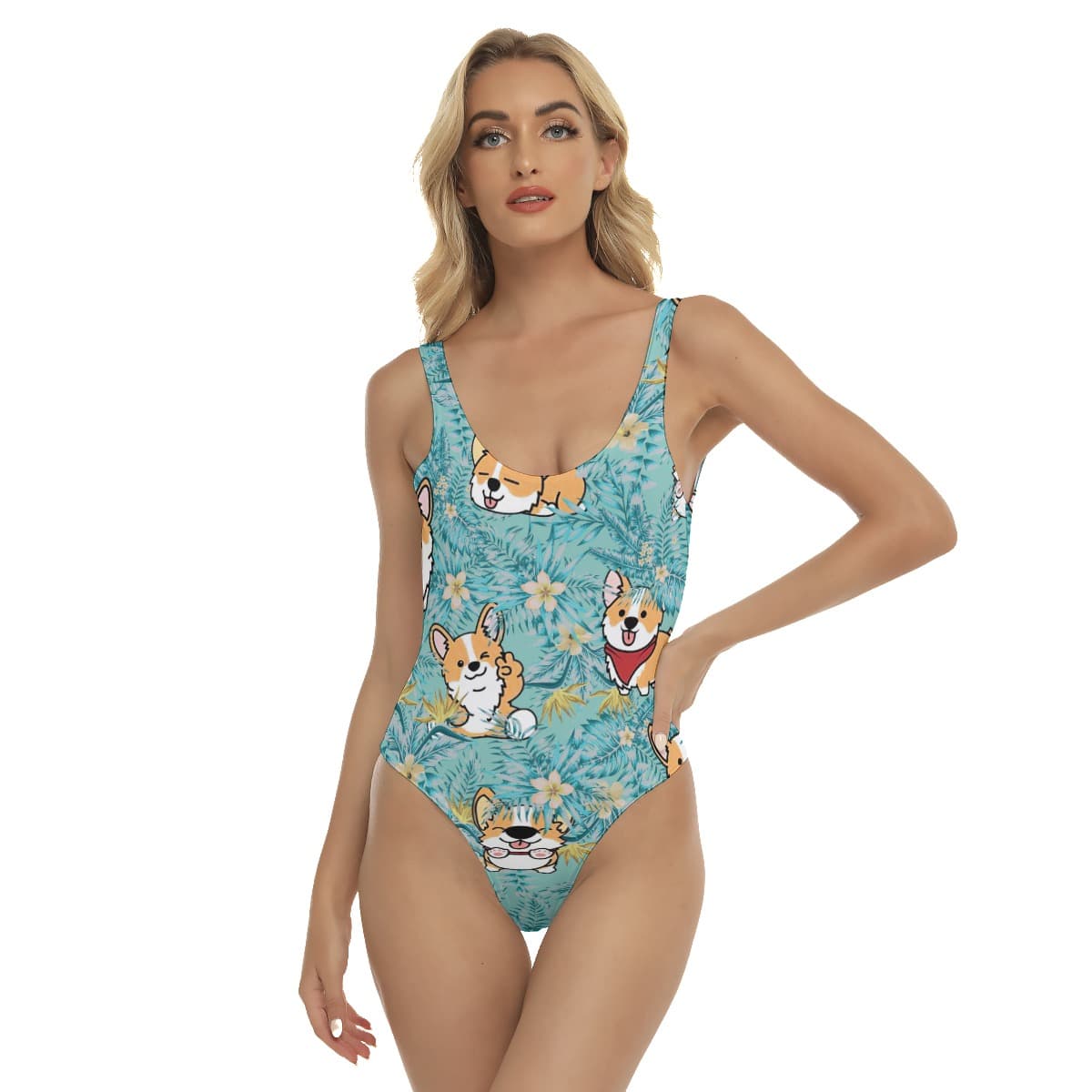 Sexy Corgi Summer Swimsuit For Women (1)