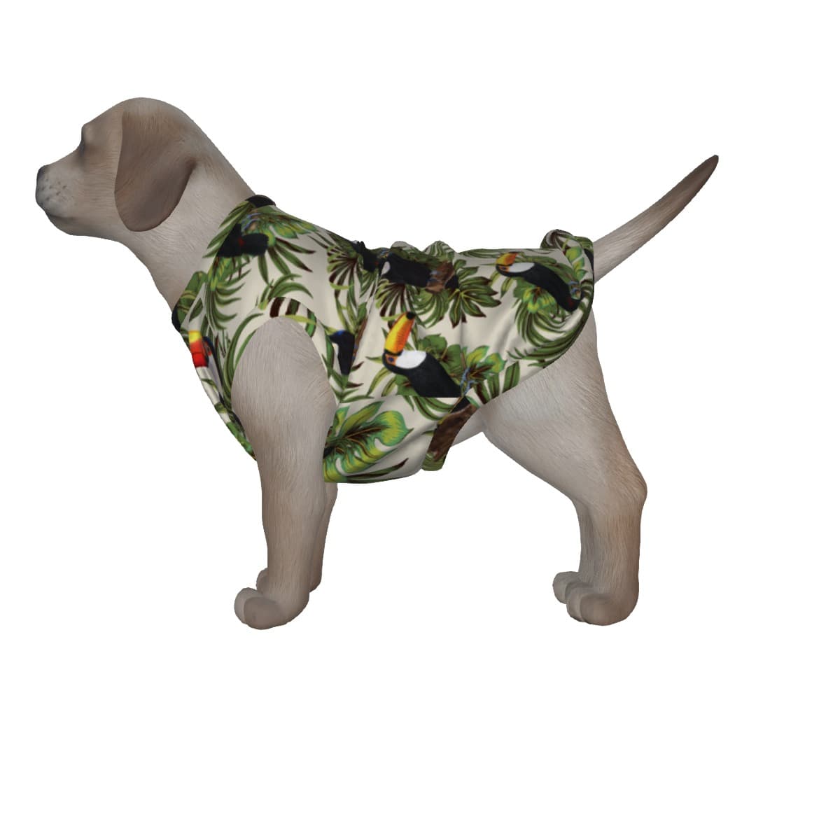 Toucan Tropical Matching Hawaiian Shirt For Dogs