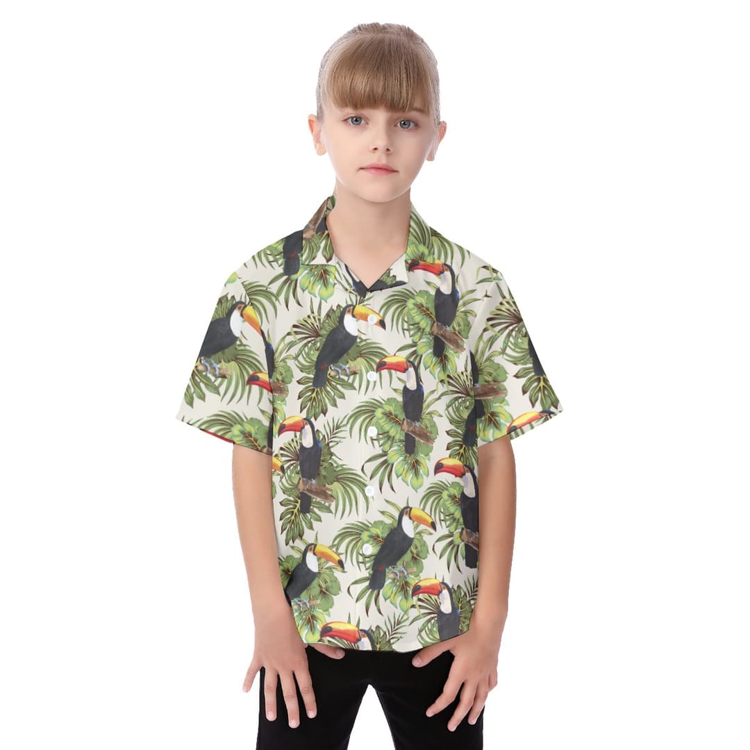Tropical Toucan Kid's Summer Shirt