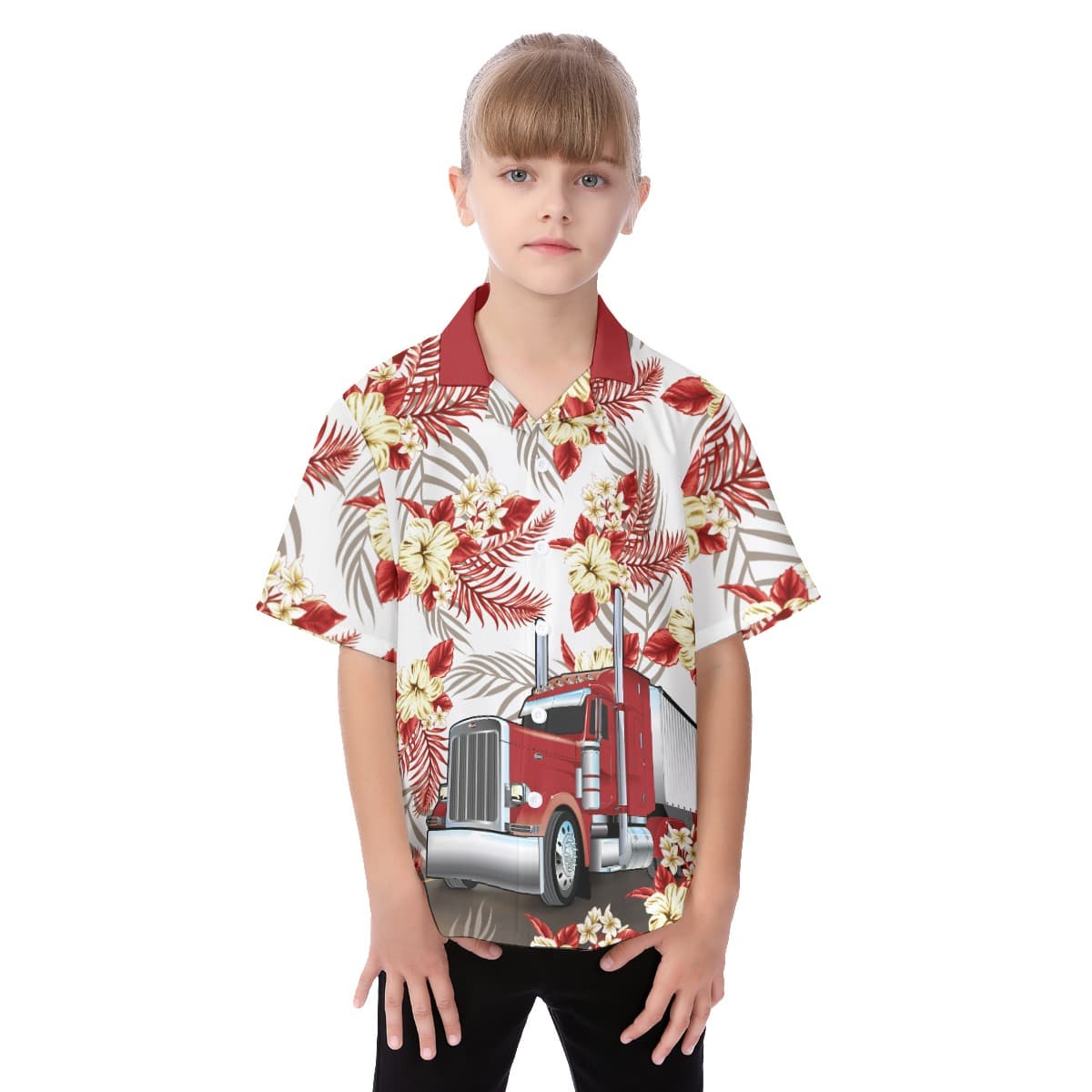 Trucker Tropical Hawaiian Shirt Friday (1)