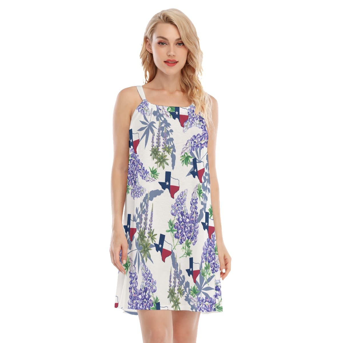 Don’t Mess With Texas Hawaiian Dress For Women (1)