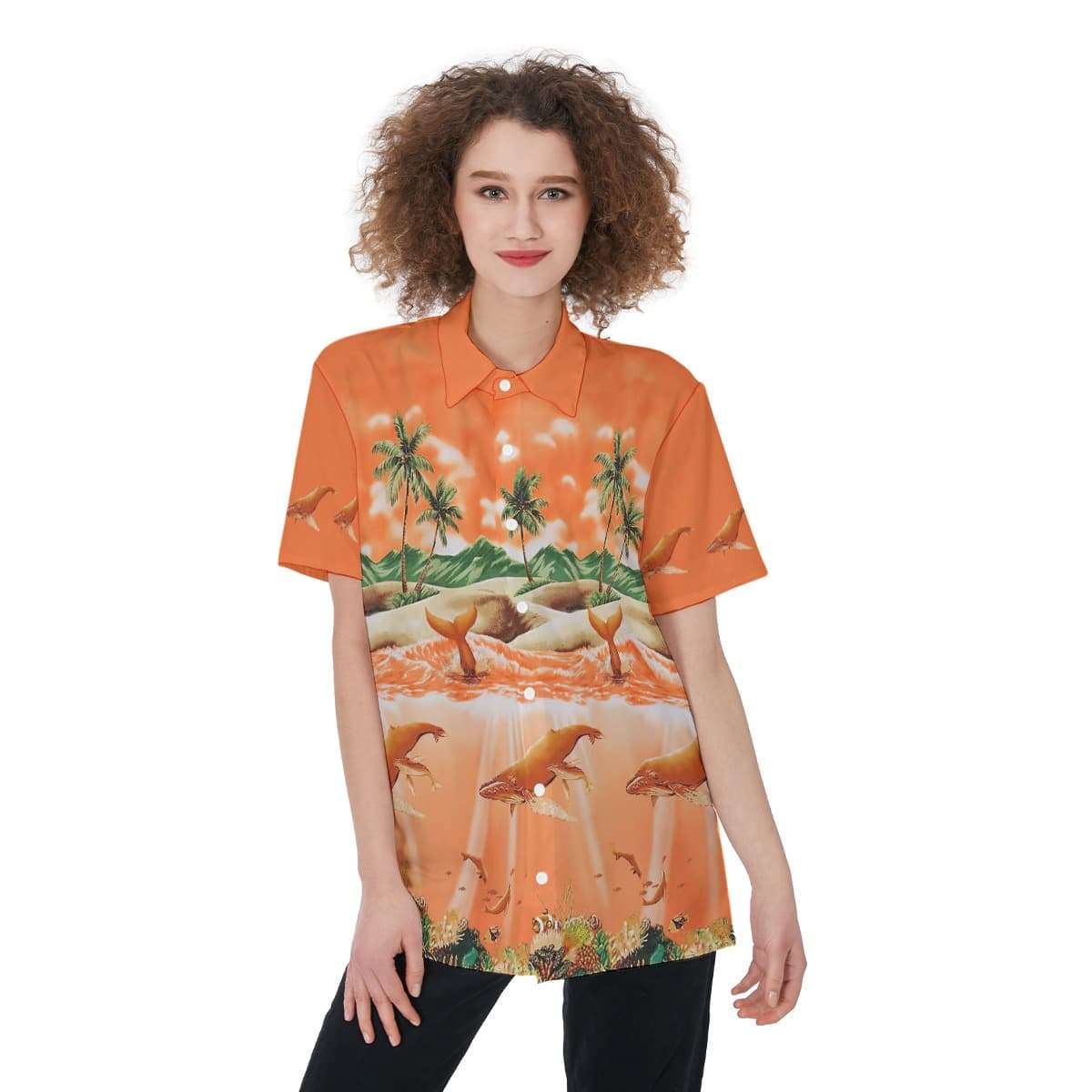 Tropical Sea Life Hawaiian Shirt (1)