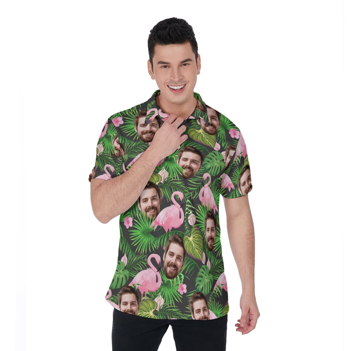 Cool Custom Hawaiian Polo Shirt For Men (1)