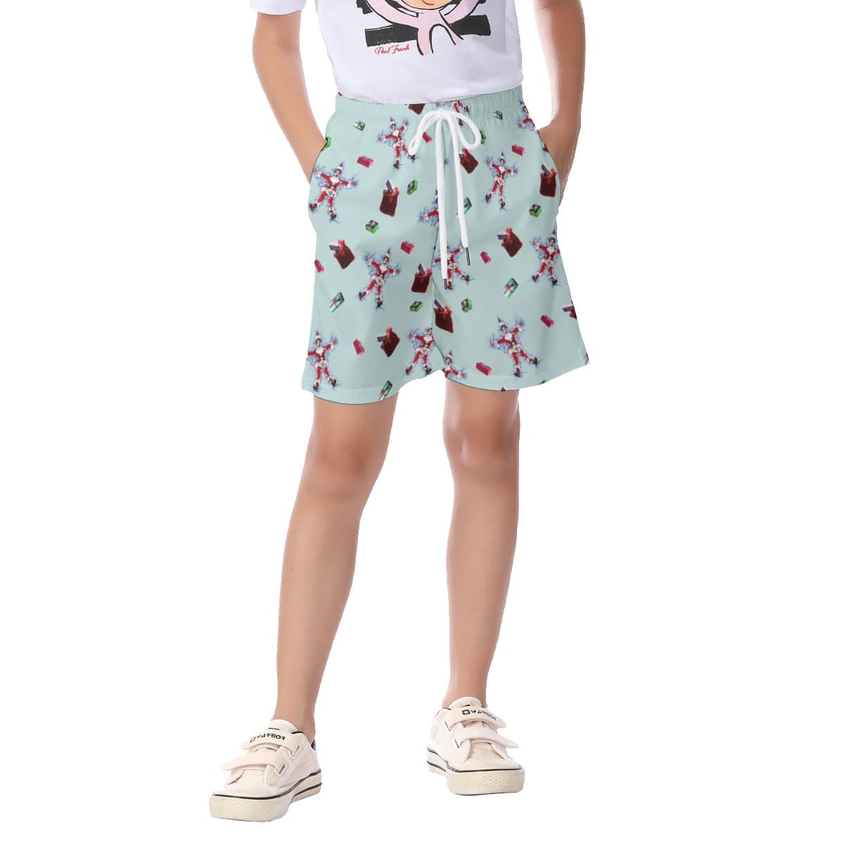Funny Christmas Vacation Clark Griswold Hawaiian Shorts For Kids (1)