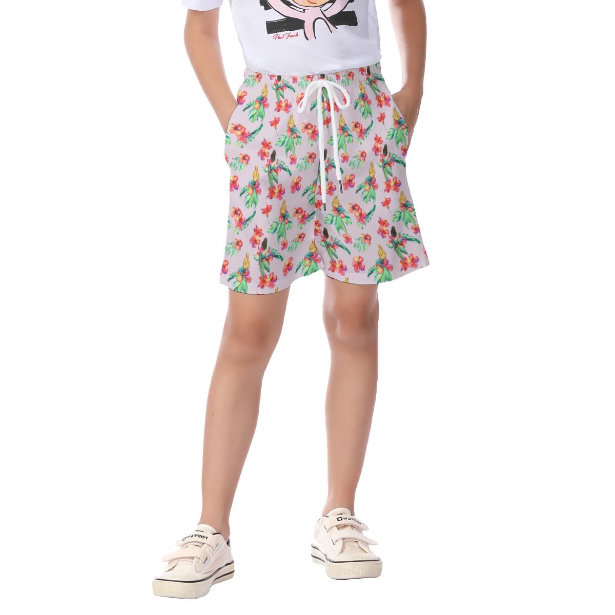 Mermaid Aloha Summer Shorts For Kids (1)